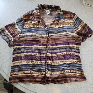 Vintage silk top